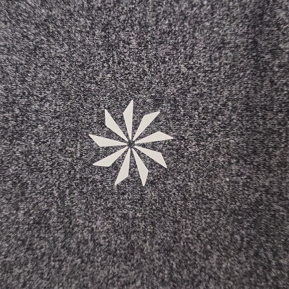 🛍Athleta Womens‎ S Grey Contrast Stitch Capri Leggins Active Stretch Workout - Picture 7 of 8